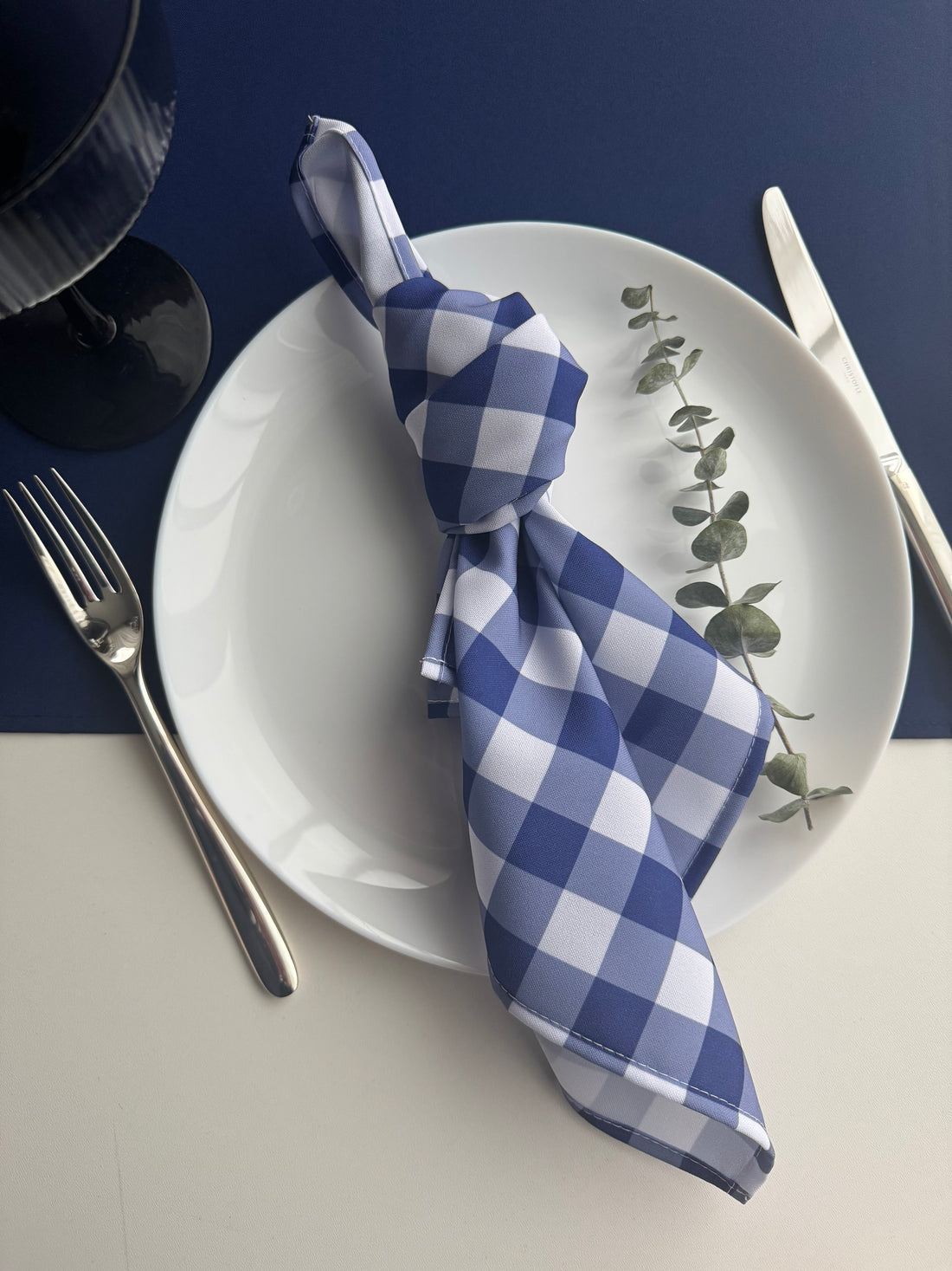 LANGUOTOS MĖLYNOS servetėlės