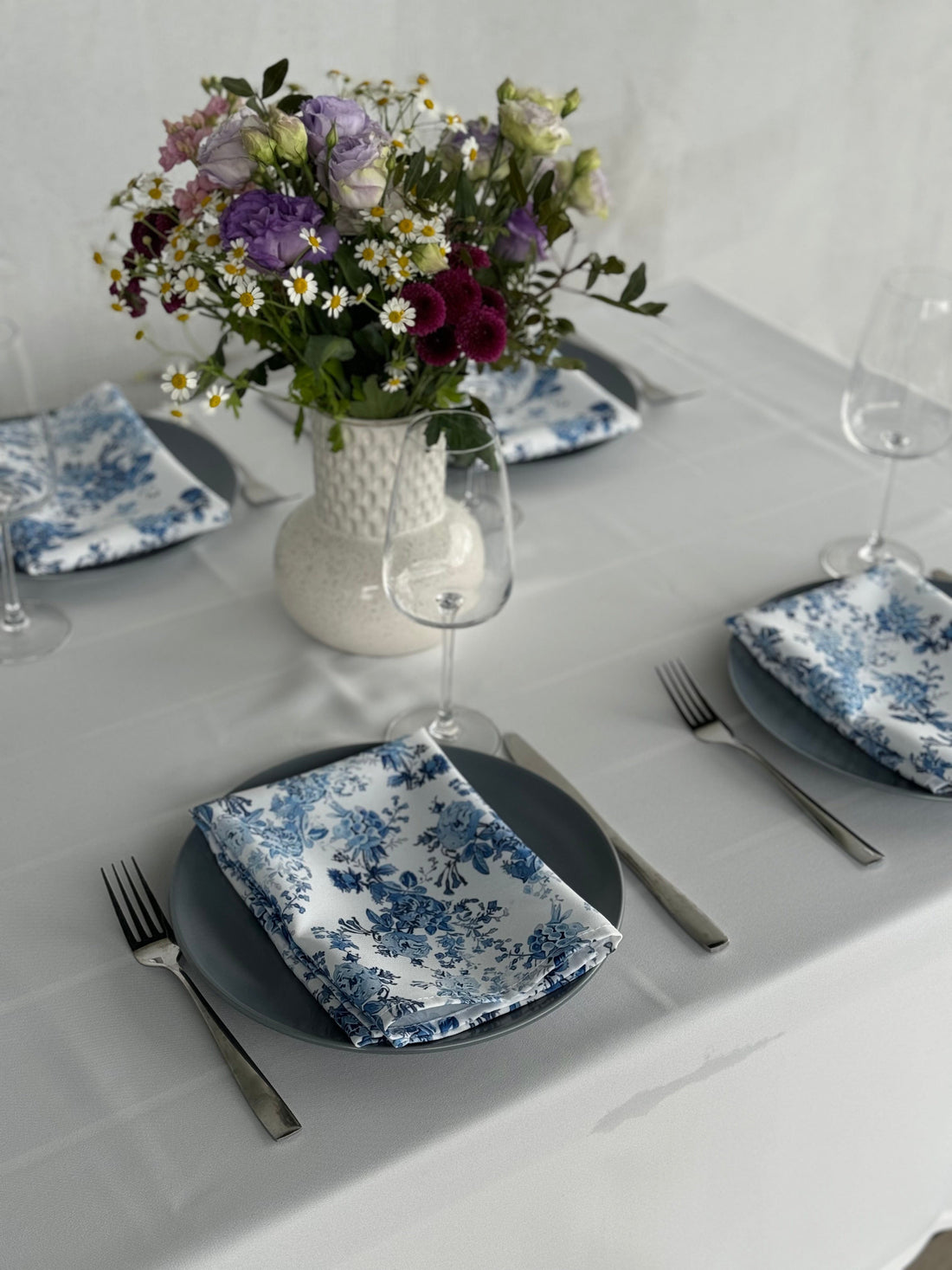 "BLUE FLOWERS" servetėlės