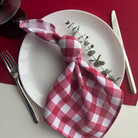 LANGUOTOS RAUDONOS servetėlės