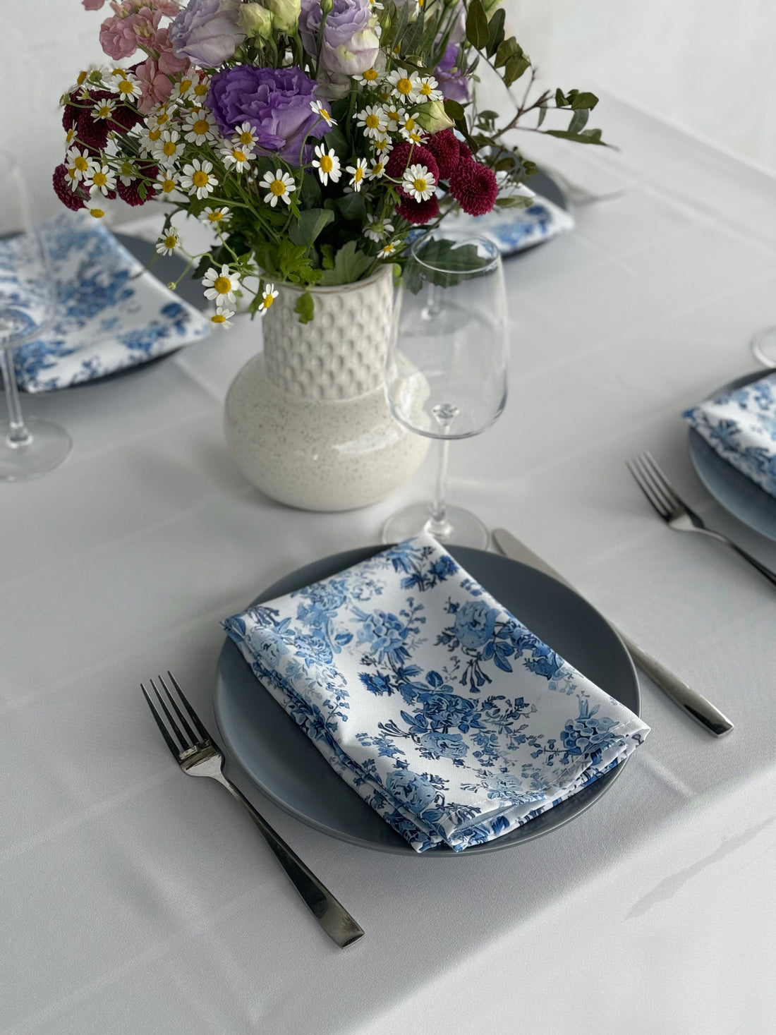 "BLUE FLOWERS" servetėlės