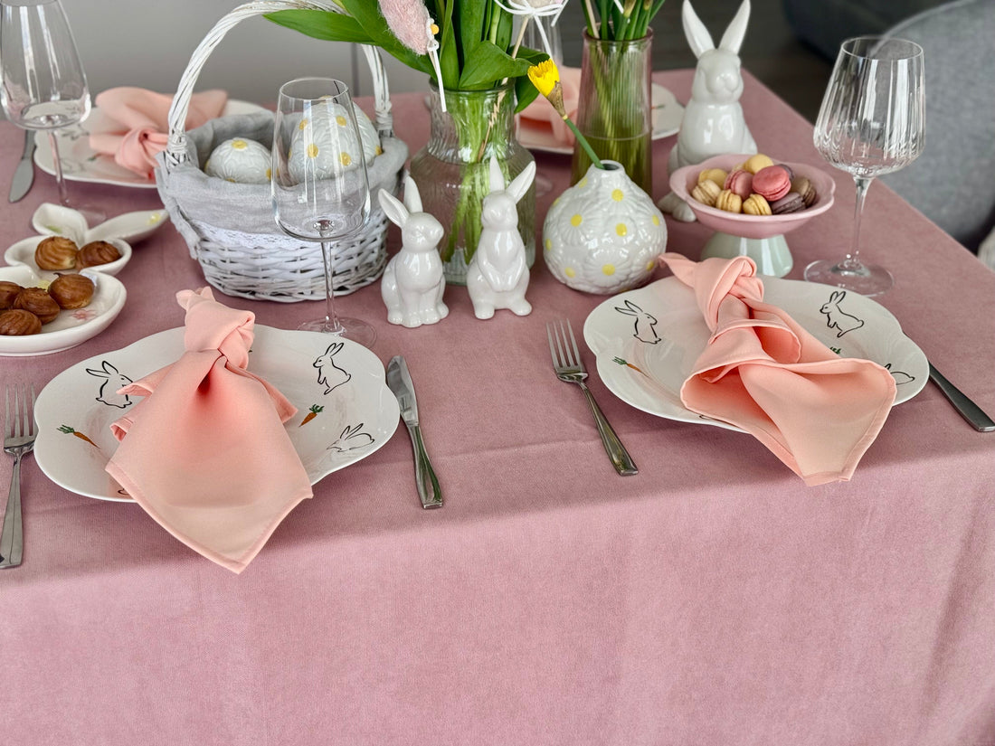 Staltiesė „Rožinis švelnumas“ –romantiškas prisilietimas prie Jūsų stalo