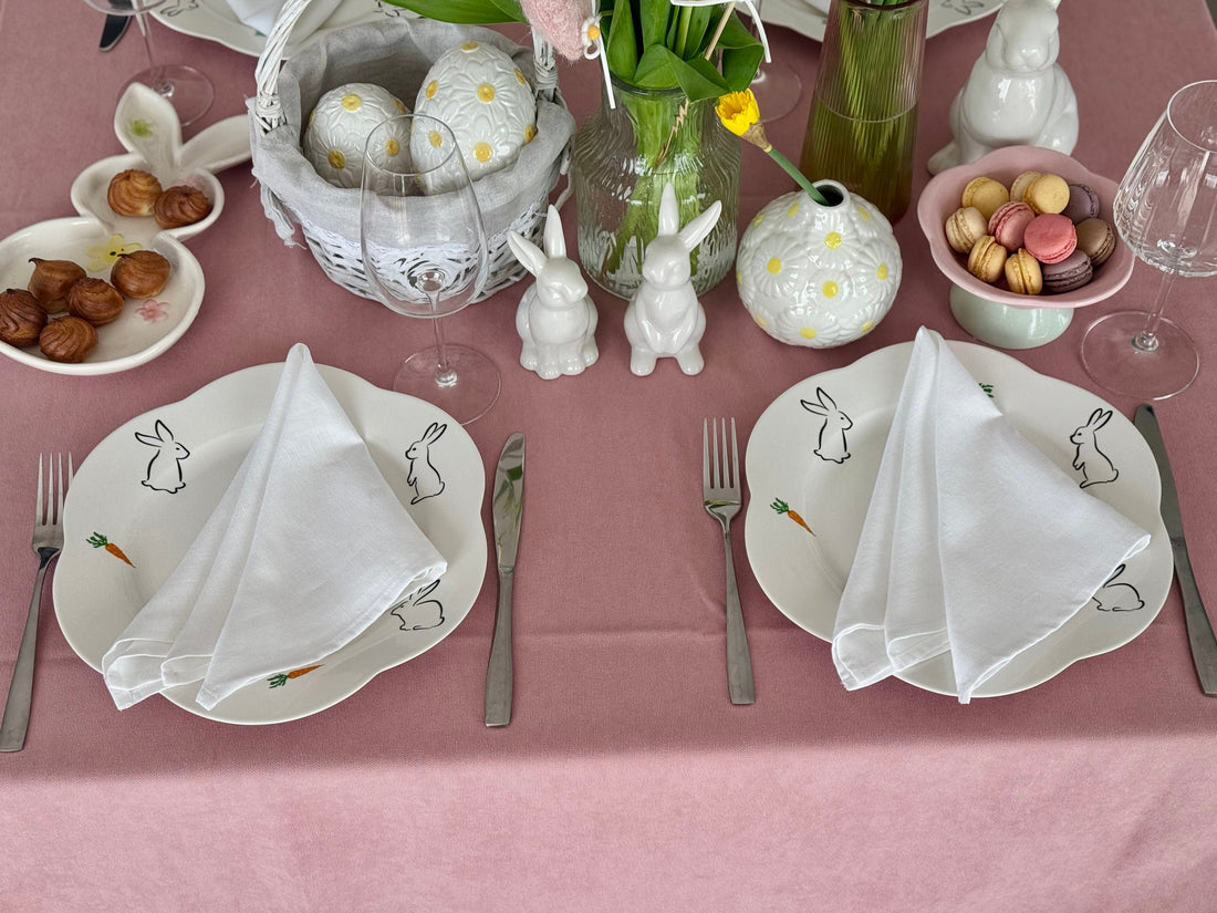 Staltiesė „Rožinis švelnumas“ –romantiškas prisilietimas prie Jūsų stalo