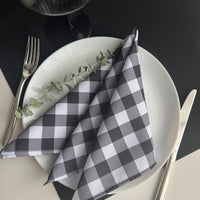 LANGUOTOS JUODOS servetėlės