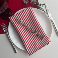 RAUDONI DRYŽIAI servetėlės