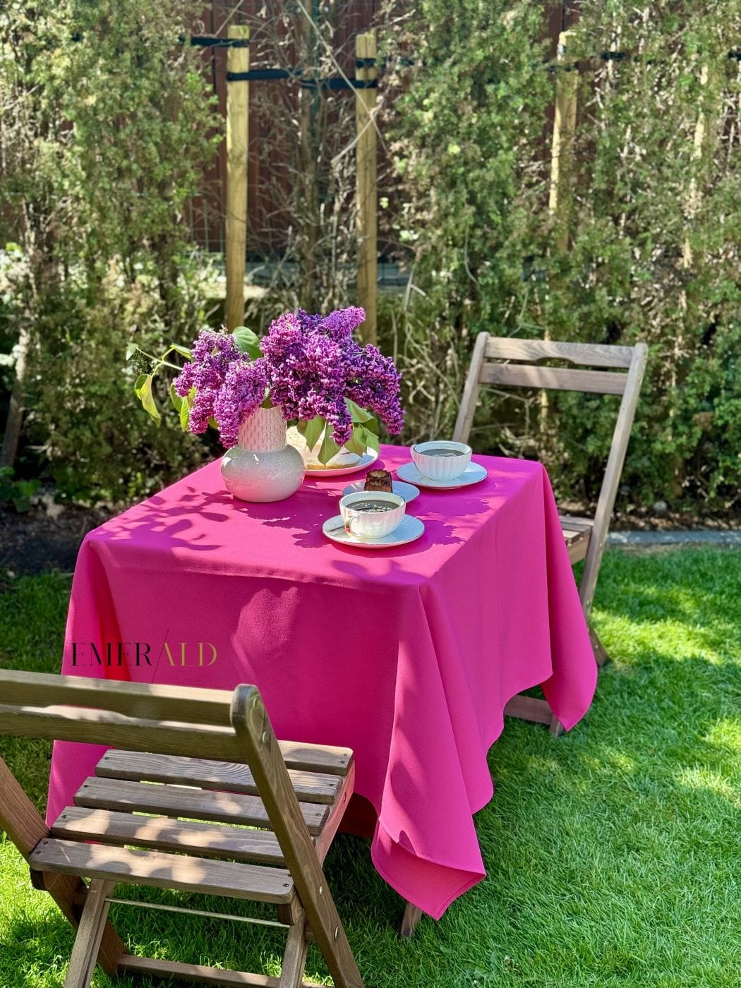 Fuksijos spalvos staltiesė