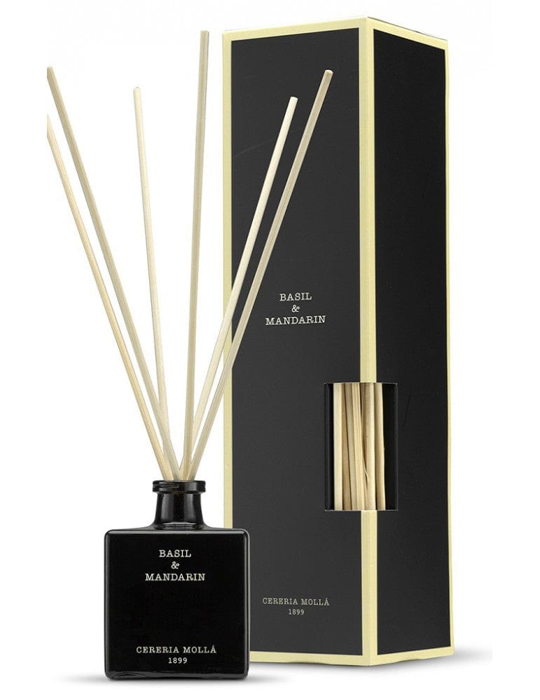 Namų kvapas su lazdelėmis -Basil & Mandarin- Cereria Molla -100ml