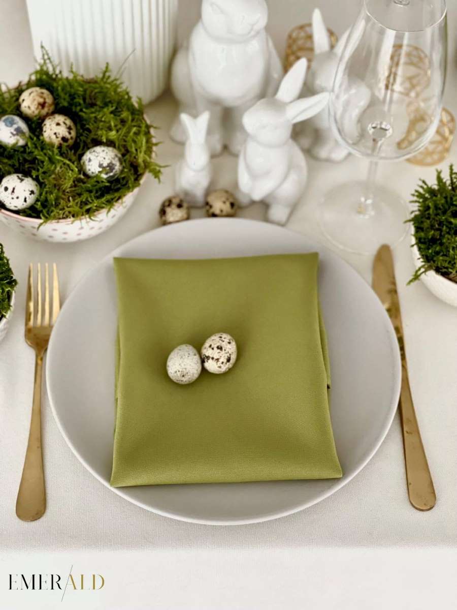 Alyvuogių spalvos servetėlės