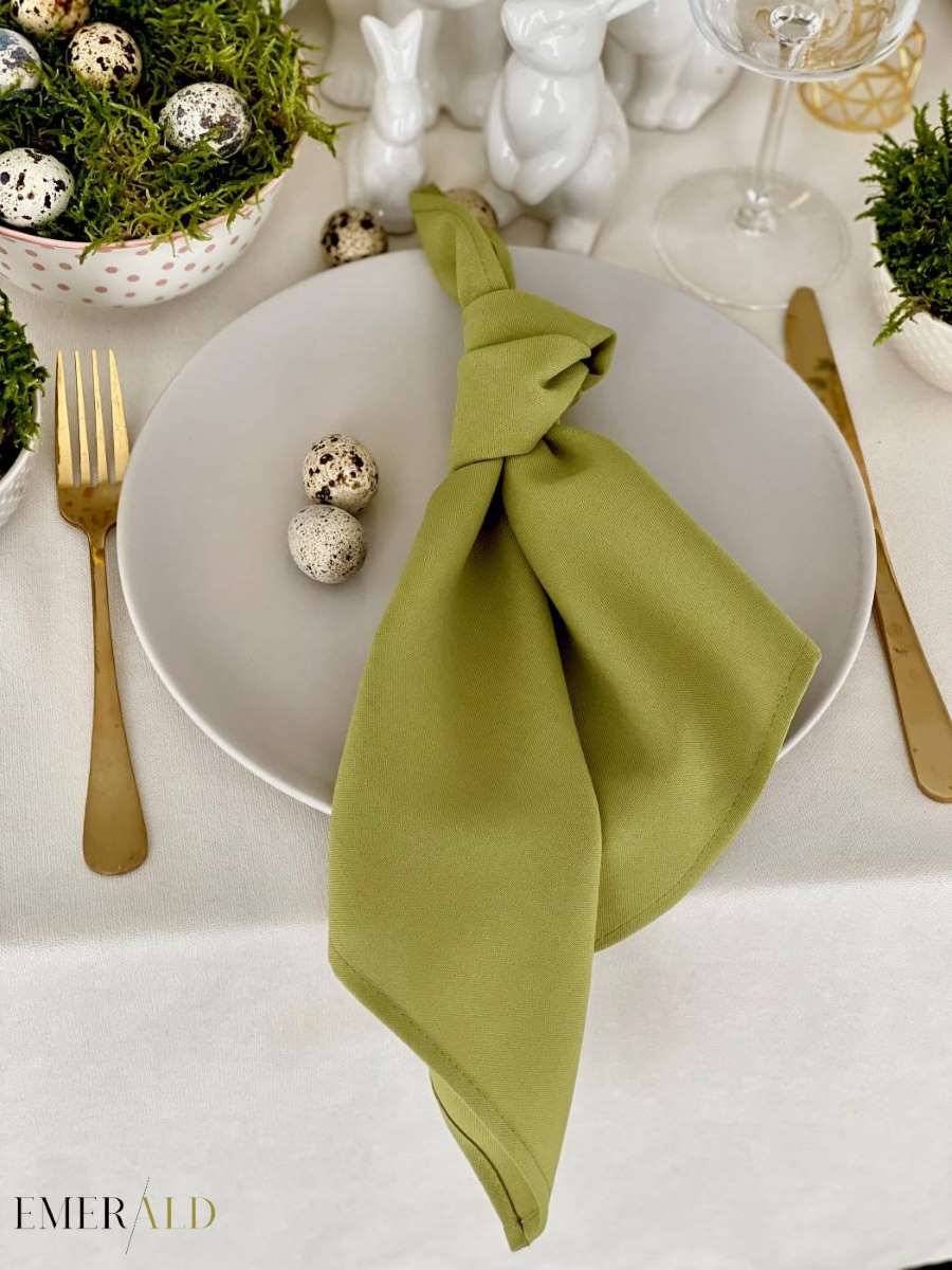 Alyvuogių spalvos servetėlės