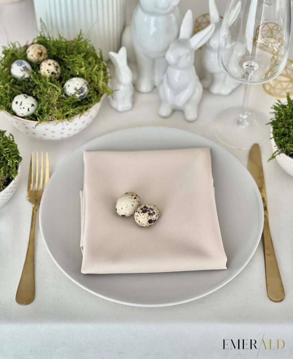 Balintos kavos spalvos servetėlės