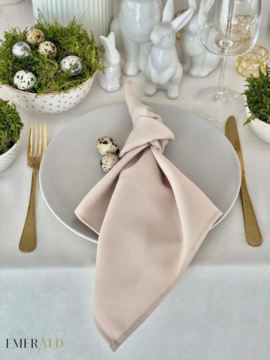 Balintos kavos spalvos servetėlės