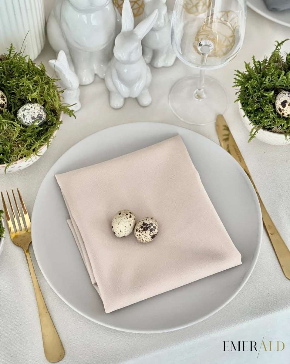 Balintos kavos spalvos servetėlės