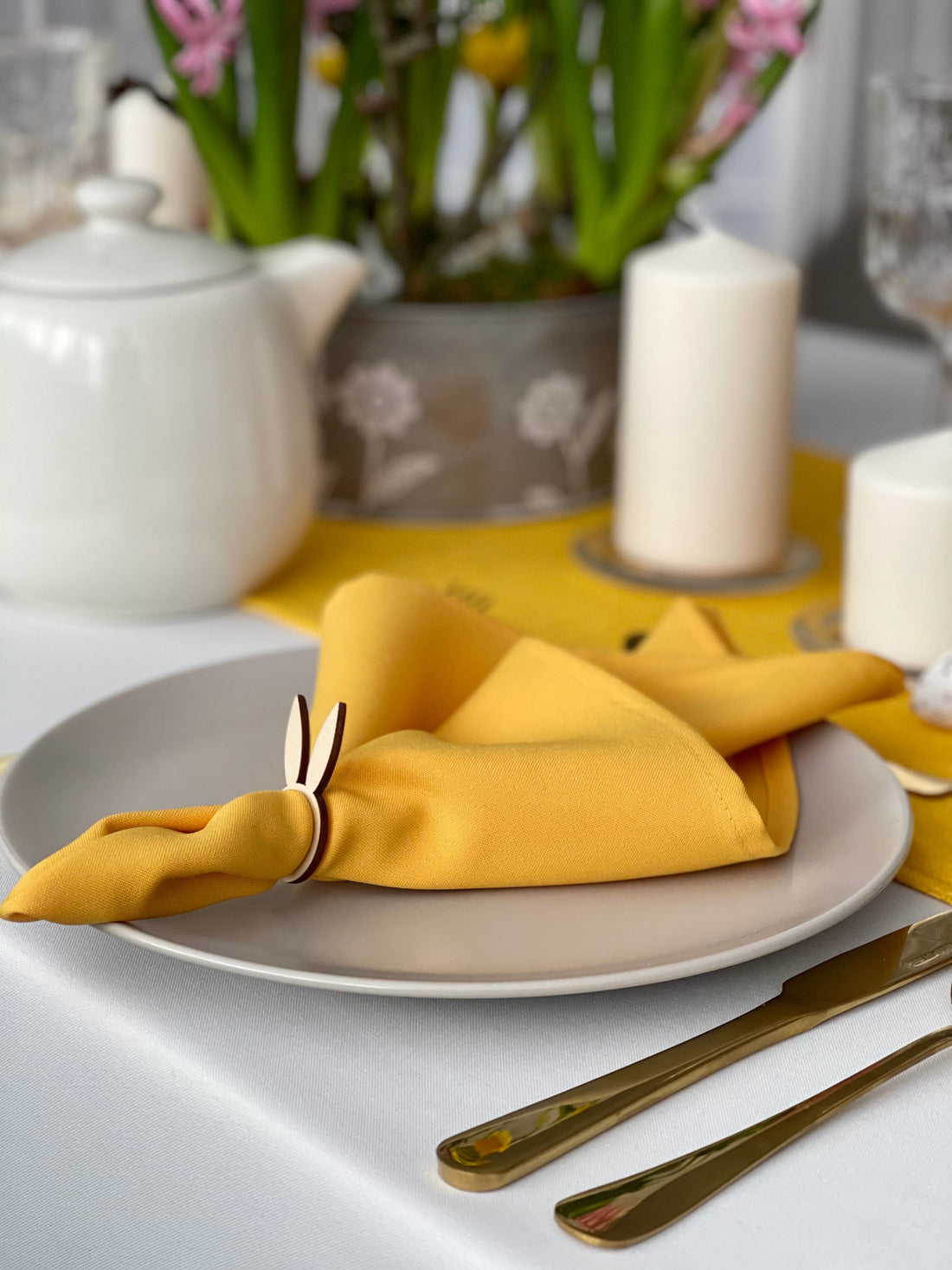 Geltonos servetėlės