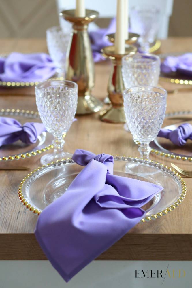 undefined EmeraldLT Alyvinės spalvos servetėlės Servetėlės EmeraldLT.