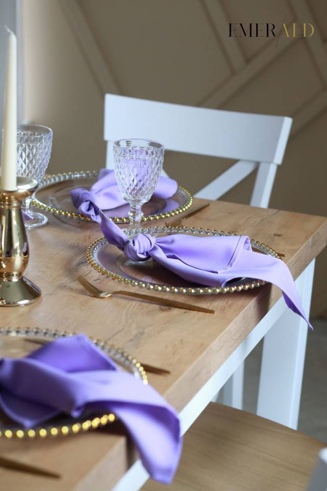 undefined EmeraldLT Alyvinės spalvos servetėlės Servetėlės EmeraldLT.