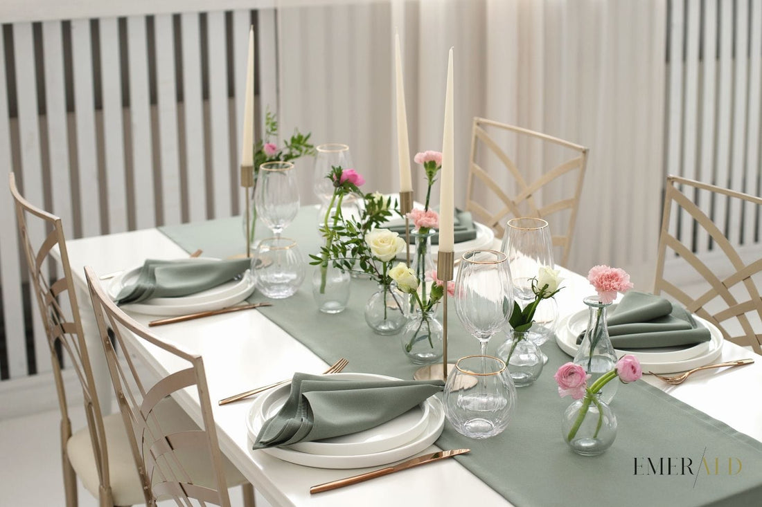 Šalavijo žalumo stalo takelis