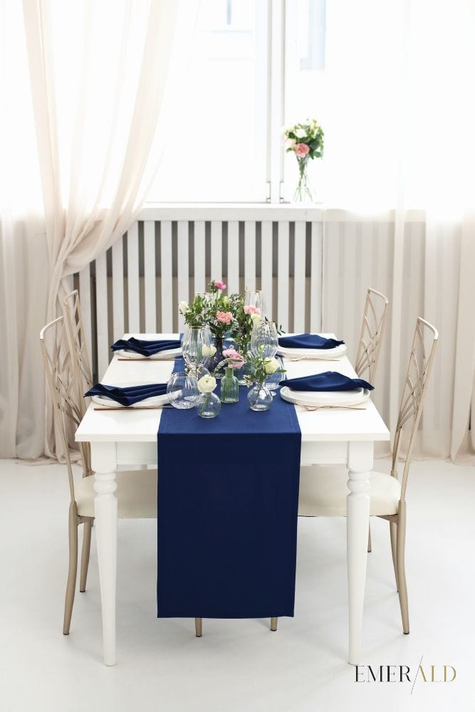 melynos spalvos stalo dekoravimo rinkinys