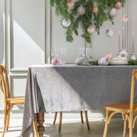 Pelenų rožinės spalvos dekoravimo žaisliukų rinkinys