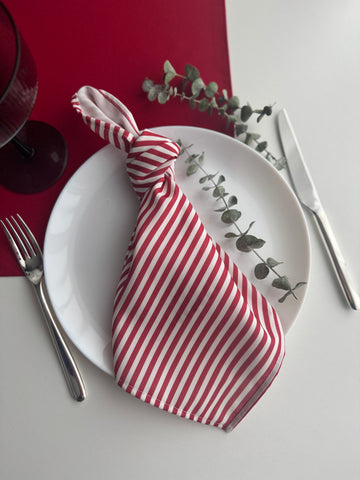 RAUDONI DRYŽIAI servetėlės