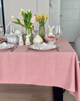 Staltiesė „Rožinis švelnumas“ –romantiškas prisilietimas prie Jūsų stalo