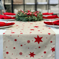 Kalėdinis stalo takelis "Raudonos žvaigždės"