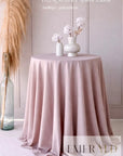 Šviesiai pelenų rožinės spalvos staltiesė (gabardinas)