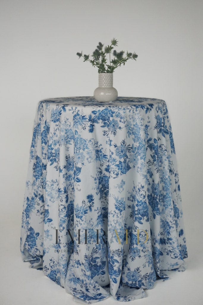 BLUE FLOWERS staltiesė (gabardinas)