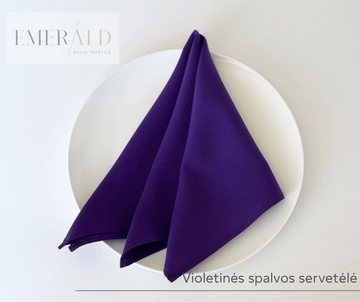 Violetinės spalvos servetėlės nuoma