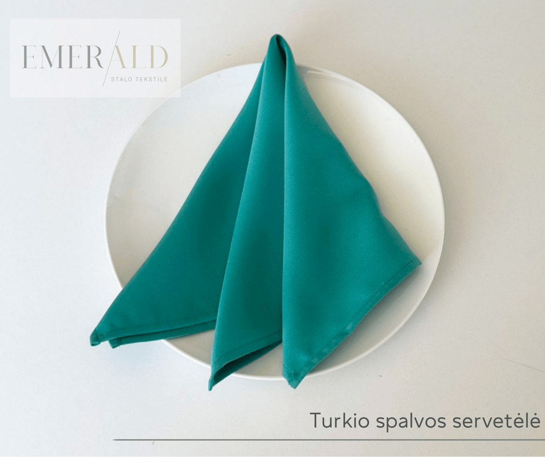 Turkio spalvos servetėlės nuoma