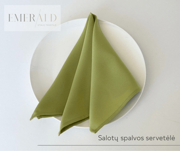 Salotų spalvos servetėlės nuoma