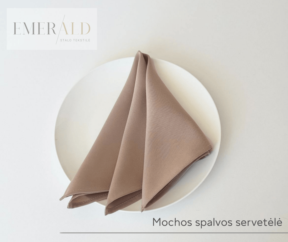 Mochos spalvos servetėlės nuoma