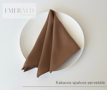Kakavos spalvos servetėlės nuoma