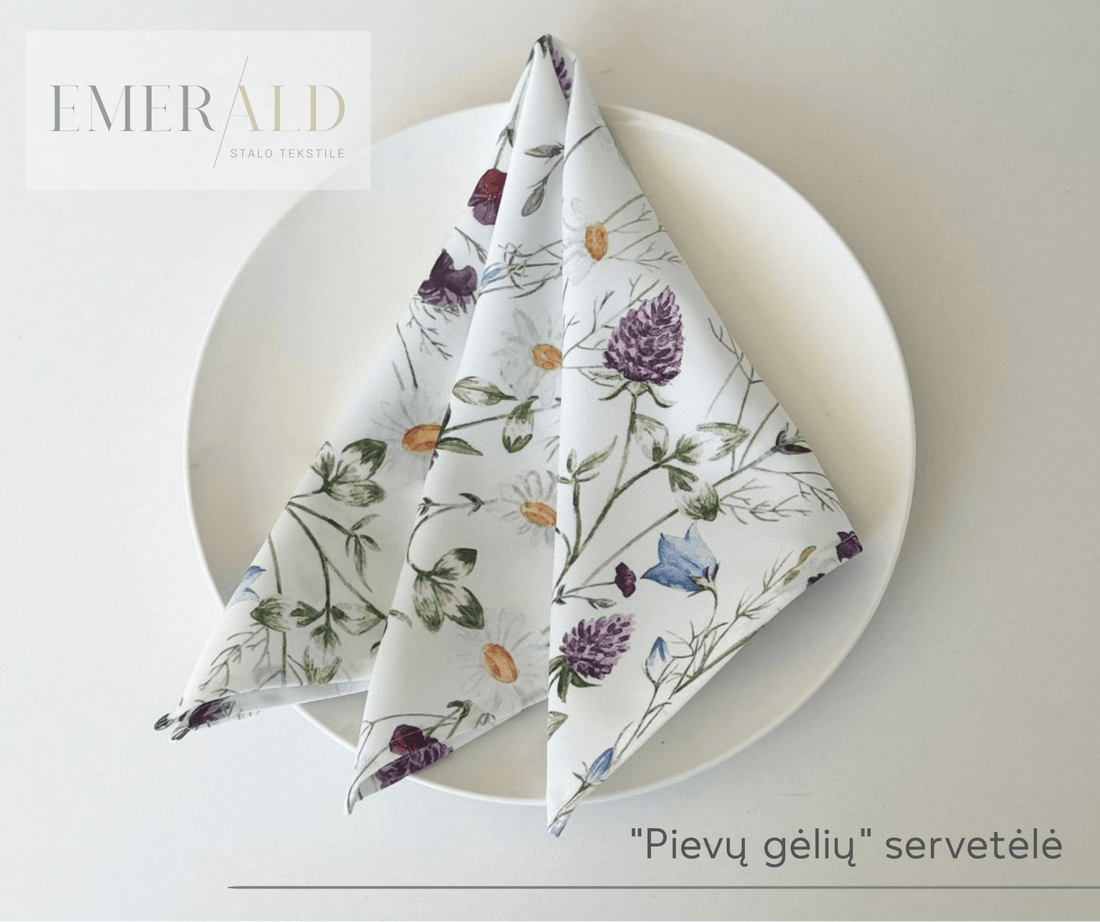 "Pievų gėlių" servetėlės nuoma