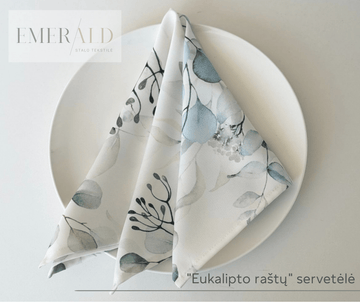 "Eukalipto raštai" servetėlės nuoma