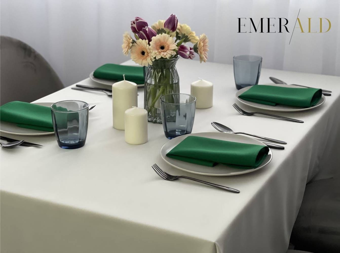 undefined EmeraldLT Žalios servetėlės Servetėlės EmeraldLT.