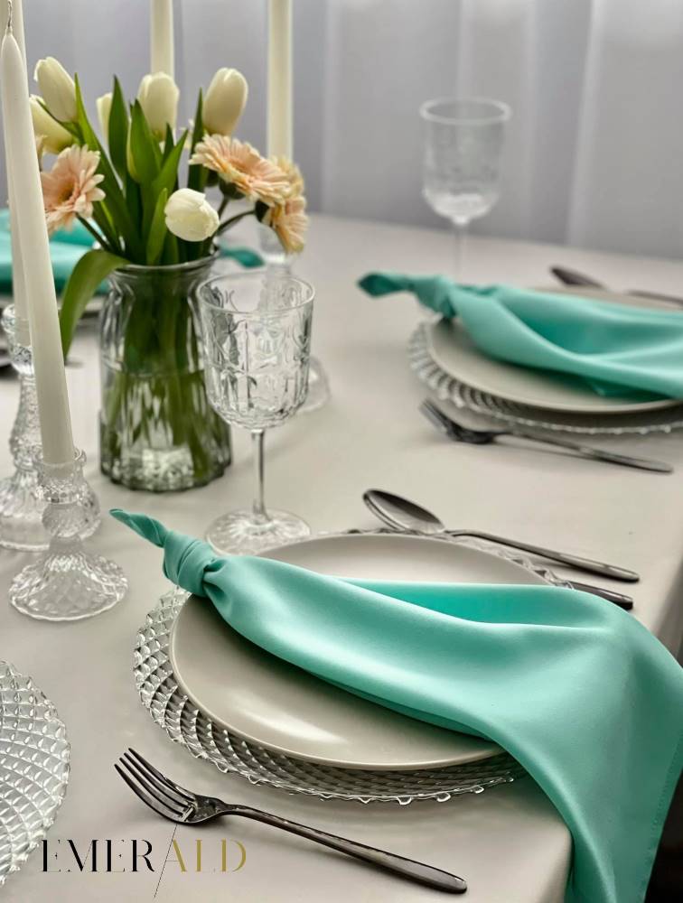 undefined EmeraldLT Mėtinės spalvos servetėlės, nuoma  EmeraldLT.