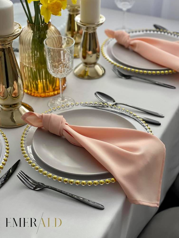 undefined EmeraldLT Persiko spalvos servetėlės, nuoma  EmeraldLT.