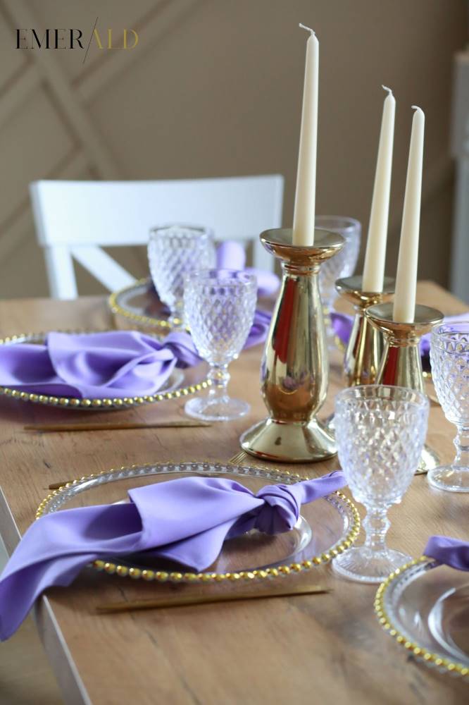 undefined EmeraldLT Alyvinės spalvos servetėlės Servetėlės EmeraldLT.